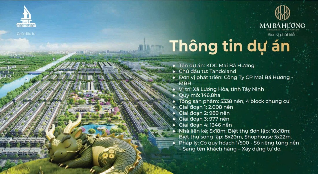 Mai bá hương, Dragon Eden, Khu dân cư,