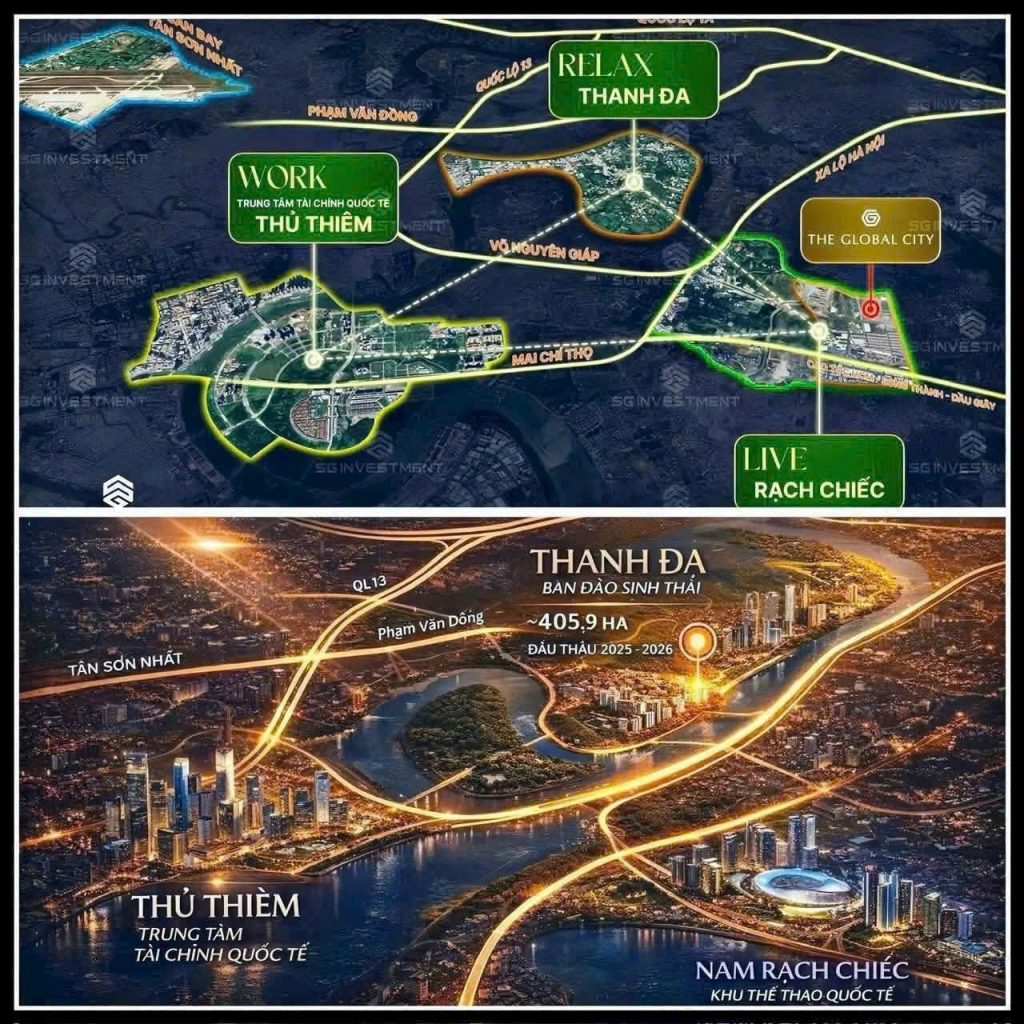 Phối cảnh tháp Masteri Thanh Đa