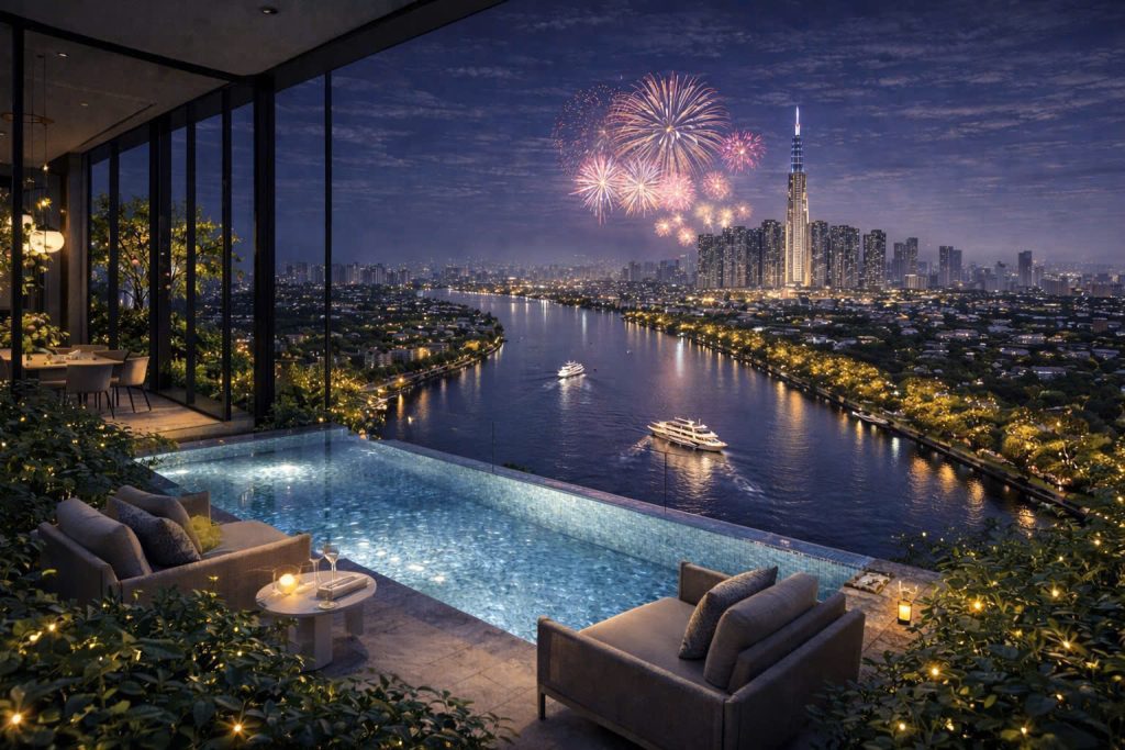 Hồ bơi và khu nghỉ dưỡng