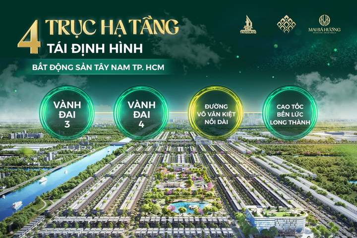 Không gian sống sinh thái trong lành và hạ tầng hiện đại tại dự án Dragon Eden Bến Lức