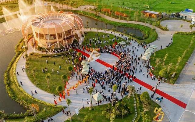 Thực tế lễ ra mắt phân khu River và khánh thành công viên Eden Park