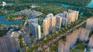 Phối cảnh tháp căn hộ cao cấp Masteri Centre Point Vinhomes Grand Park Thủ Đức