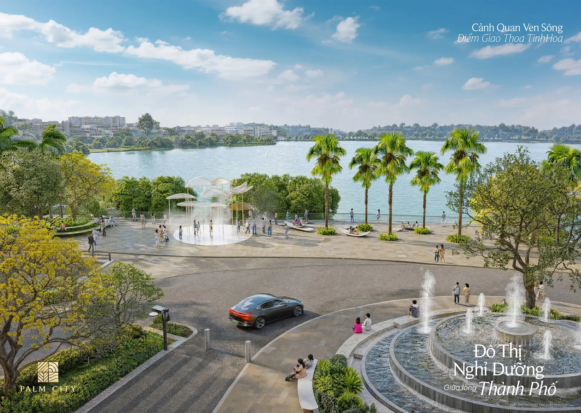 Palm City - Vườn thiền dưỡng sinh ven sông