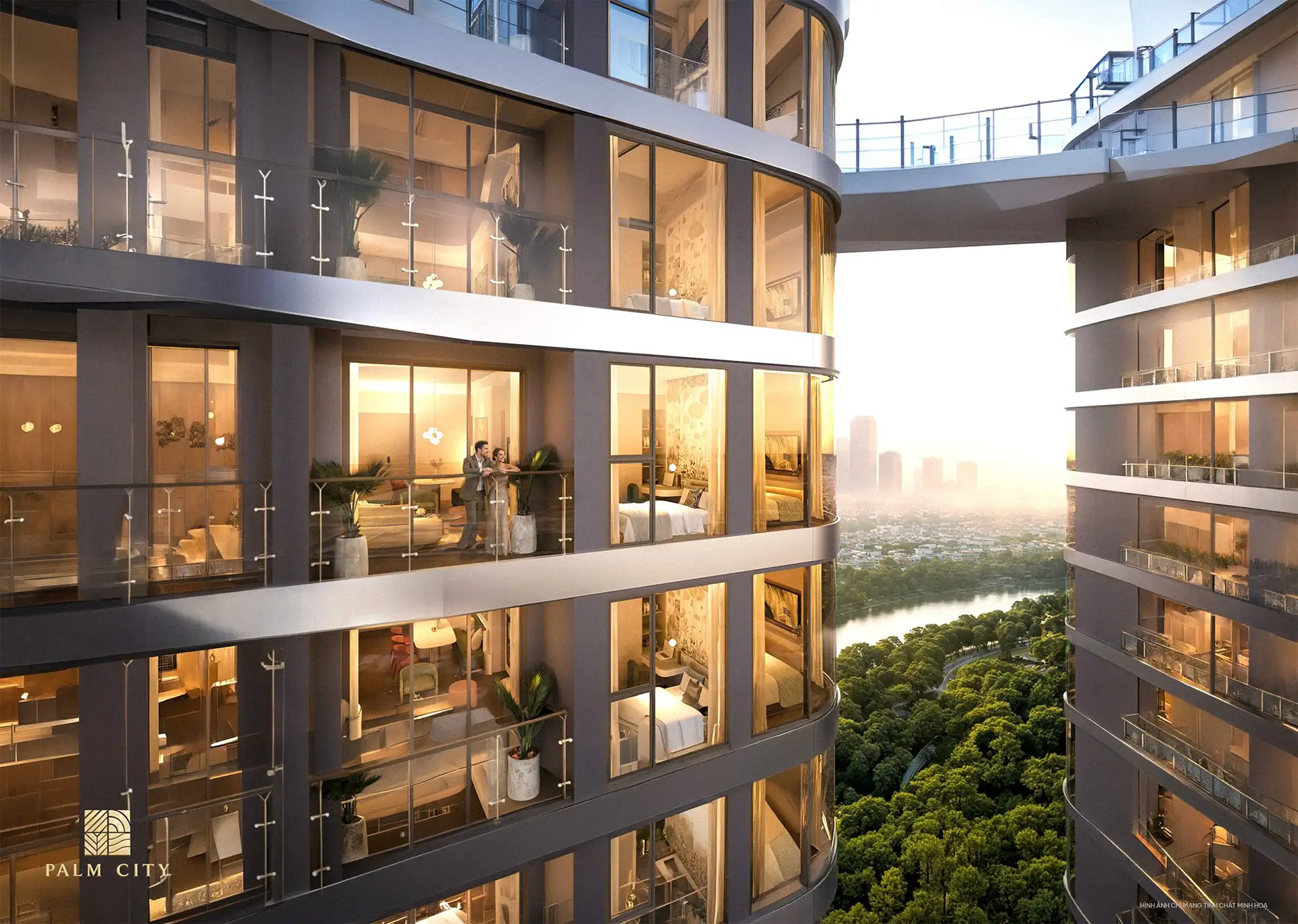 Palm City - Công viên sinh thái ven sông dài gần 3km