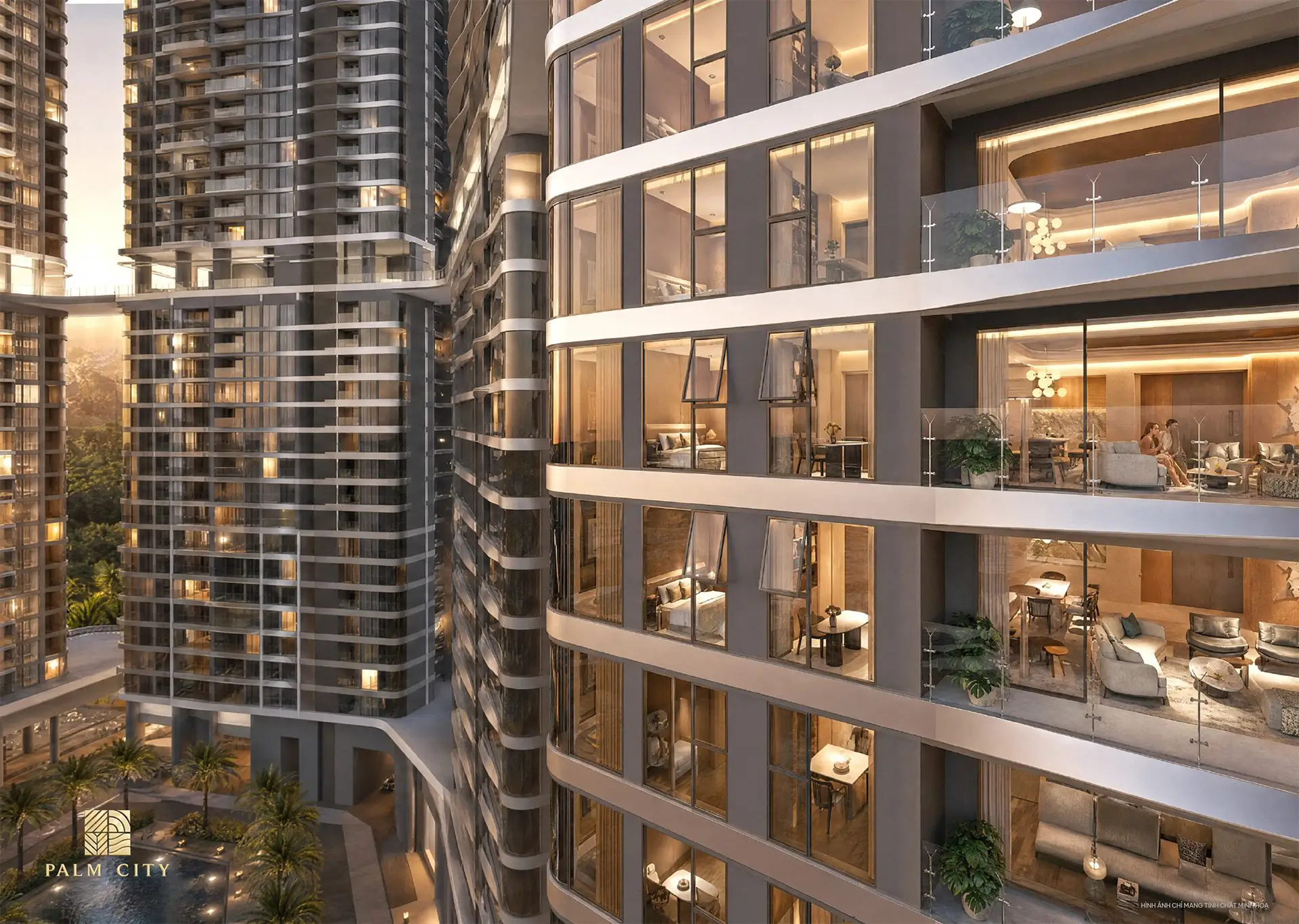 Palm City - Tuyến phố thương mại sầm uất