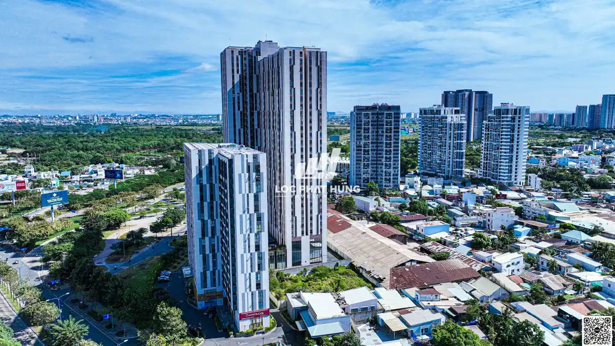 Phối cảnh 2 tháp căn hộ và officetel Centana Thủ Thiêm Mai Chí Thọ - Dự án Centana Thủ Thiêm Mai Chí Thọ