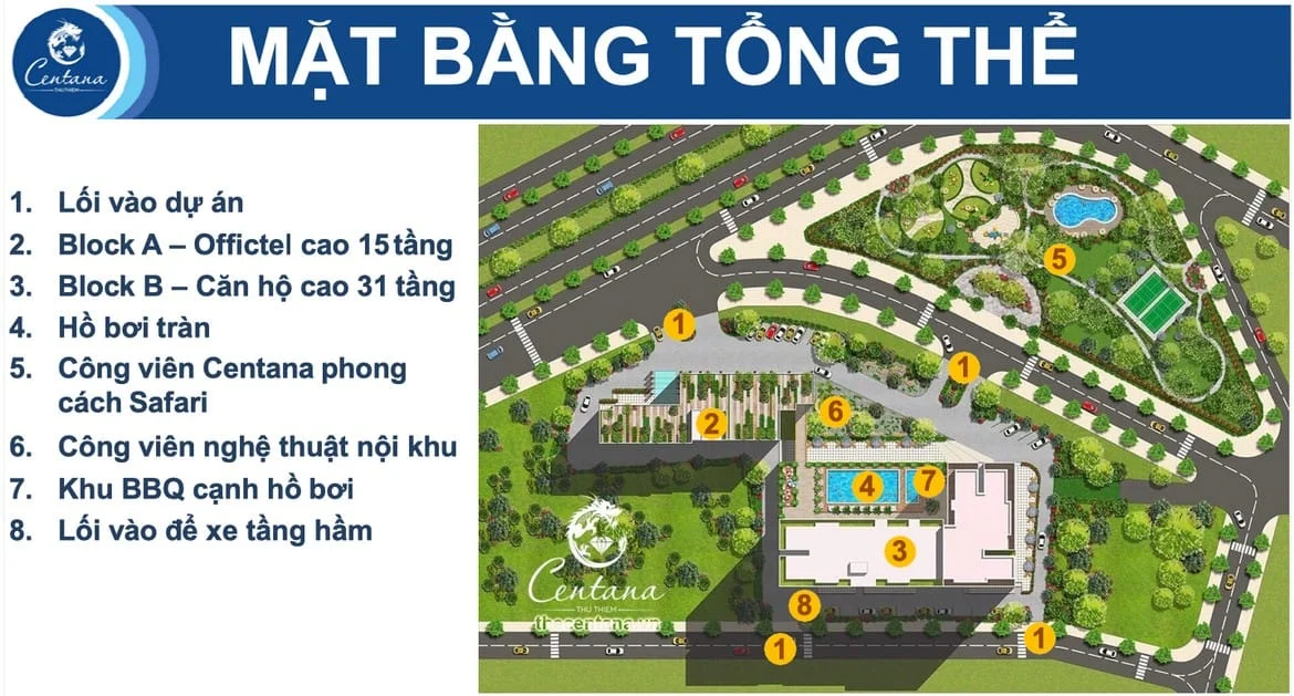 Trung tâm thương mại dịch vụ và khu ẩm thực sầm uất Centana - Dự án Centana Thủ Thiêm Mai Chí Thọ