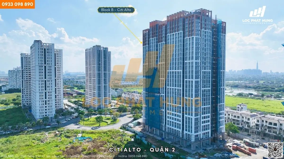 Thiết kế chi tiết căn hộ 2 phòng ngủ 55m2 thông thoáng CITIALTO - Dự án CITIALTO Cát Lái