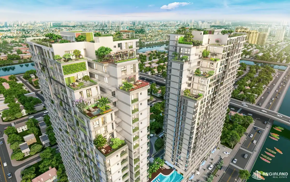 Thiết kế layout căn hộ 1 phòng ngủ 40m2 tối ưu công năng D-Aqua - Dự án D-Aqua Quận 8
