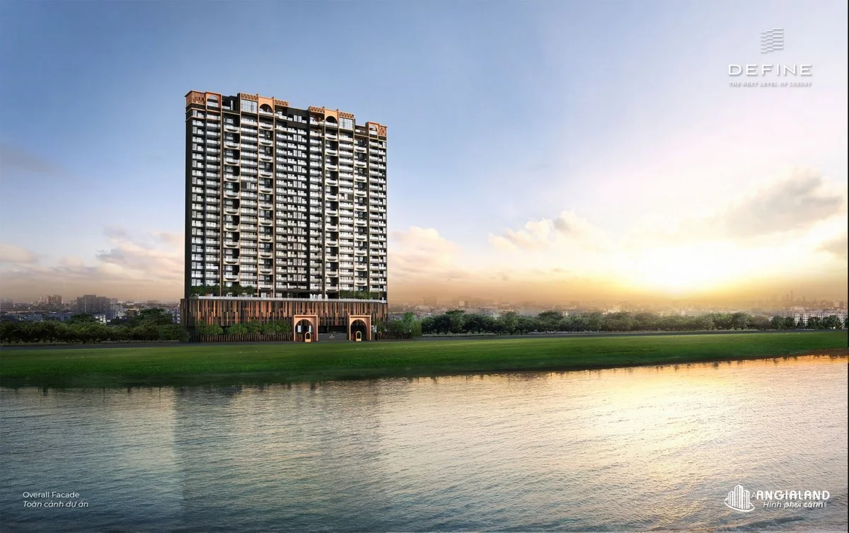 Mặt bằng tổng thể tháp 26 tầng siêu sang Define CapitaLand - Dự án Define Thạnh Mỹ Lợi