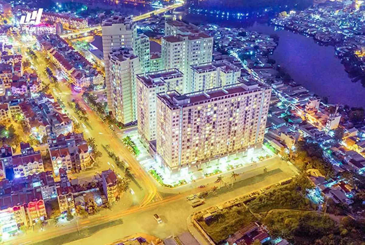 Phối cảnh tổng thể 4 block căn hộ Florita Him Lam Quận 7 - Dự án Florita Him Lam Quận 7 cập nhật năm 2026