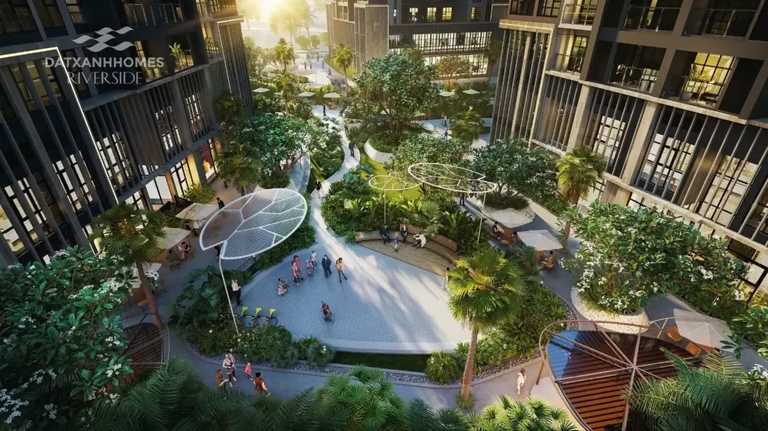 Layout thiết kế căn hộ 1 phòng ngủ tiện nghi tối giản Gem Riverside Layout thiết kế căn hộ 1 phòng ngủ tiện nghi tối giản Gem Riverside