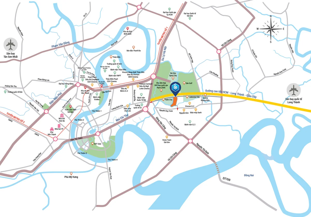Khu thể thao đa năng ngoài trời và công viên vui chơi trẻ em Gem Riverside Khu thể thao đa năng ngoài trời và công viên vui chơi trẻ em Gem Riverside