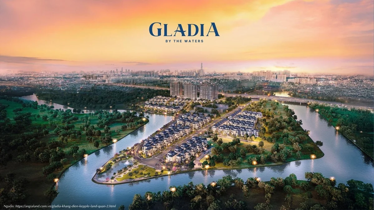 Mặt bằng quy hoạch phân khu căn hộ Gladia Khang Điền