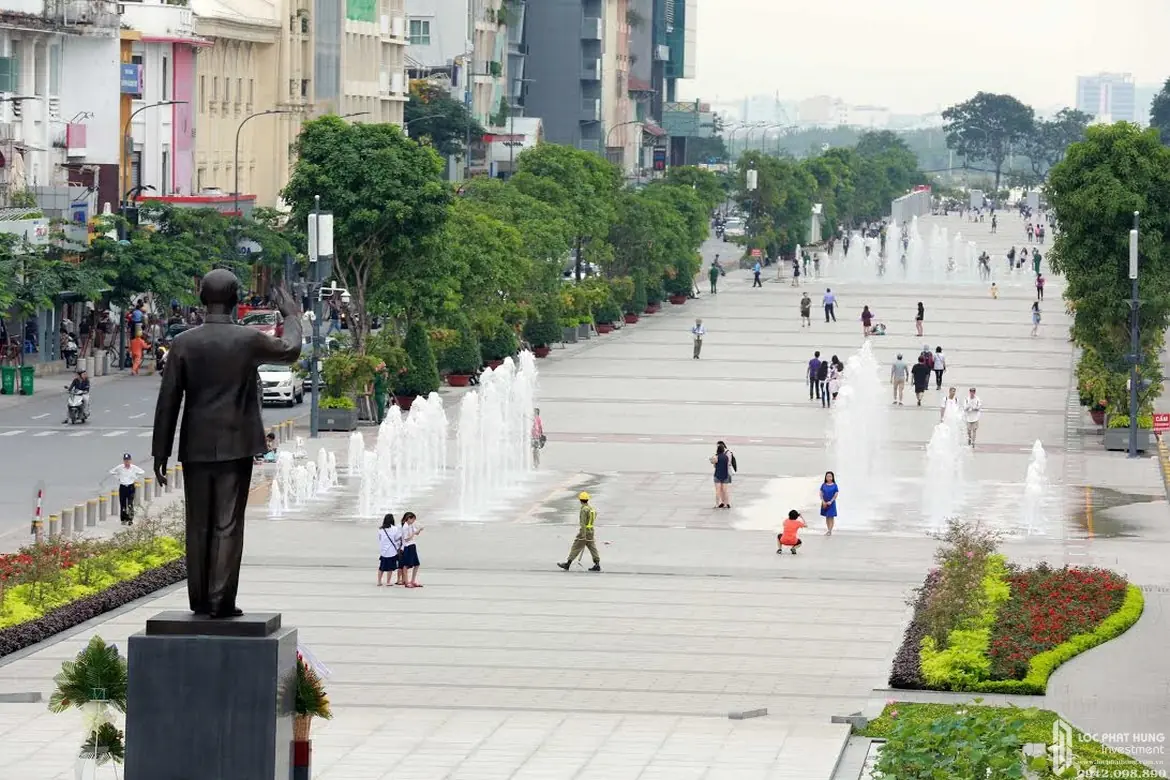 Hình ảnh thực tế vị trí kim cương và hạ tầng trục Nam Kỳ Khởi Nghĩa Grand Central Hình ảnh thực tế vị trí kim cương và hạ tầng trục Nam Kỳ Khởi Nghĩa Grand Central