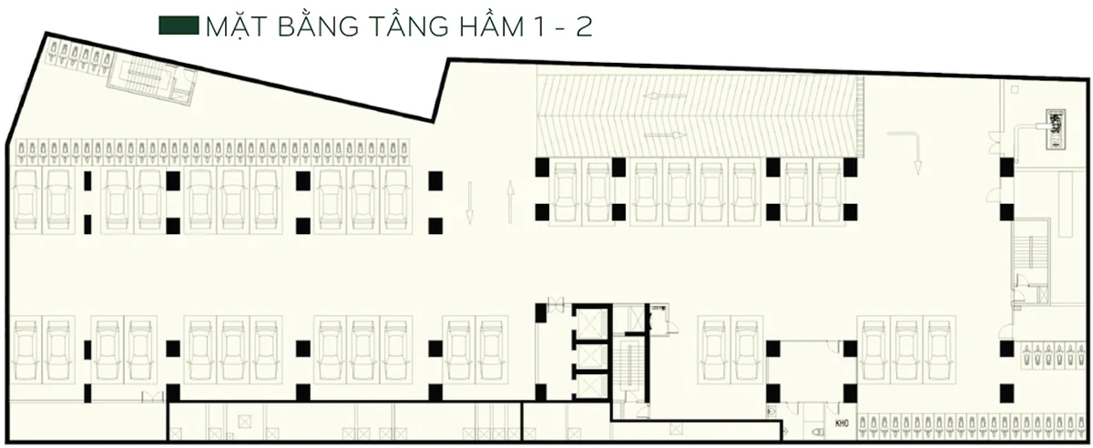 Khu căn hộ cao cấp Grand Riverside Bến Vân Đồn Quận 4 - Hình ảnh thực tế số 12 phối cảnh kiến trúc tiện ích hồ bơi mặt bằng căn hộ