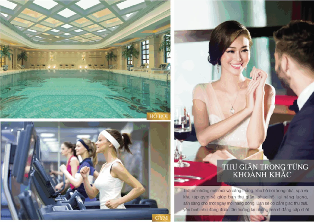 Khu căn hộ cao cấp Grand Riverside Bến Vân Đồn Quận 4 - Hình ảnh thực tế số 5 phối cảnh kiến trúc tiện ích hồ bơi mặt bằng căn hộ