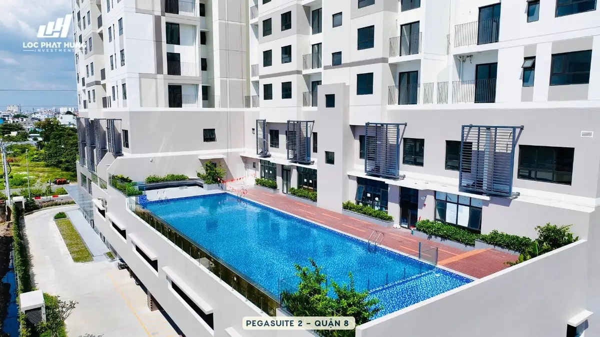 Hado Green Lane Quận 8 - Hình ảnh thực tế số 4 mặt bằng căn hộ, hồ bơi chân mây và cảnh quan sinh thái 2026
