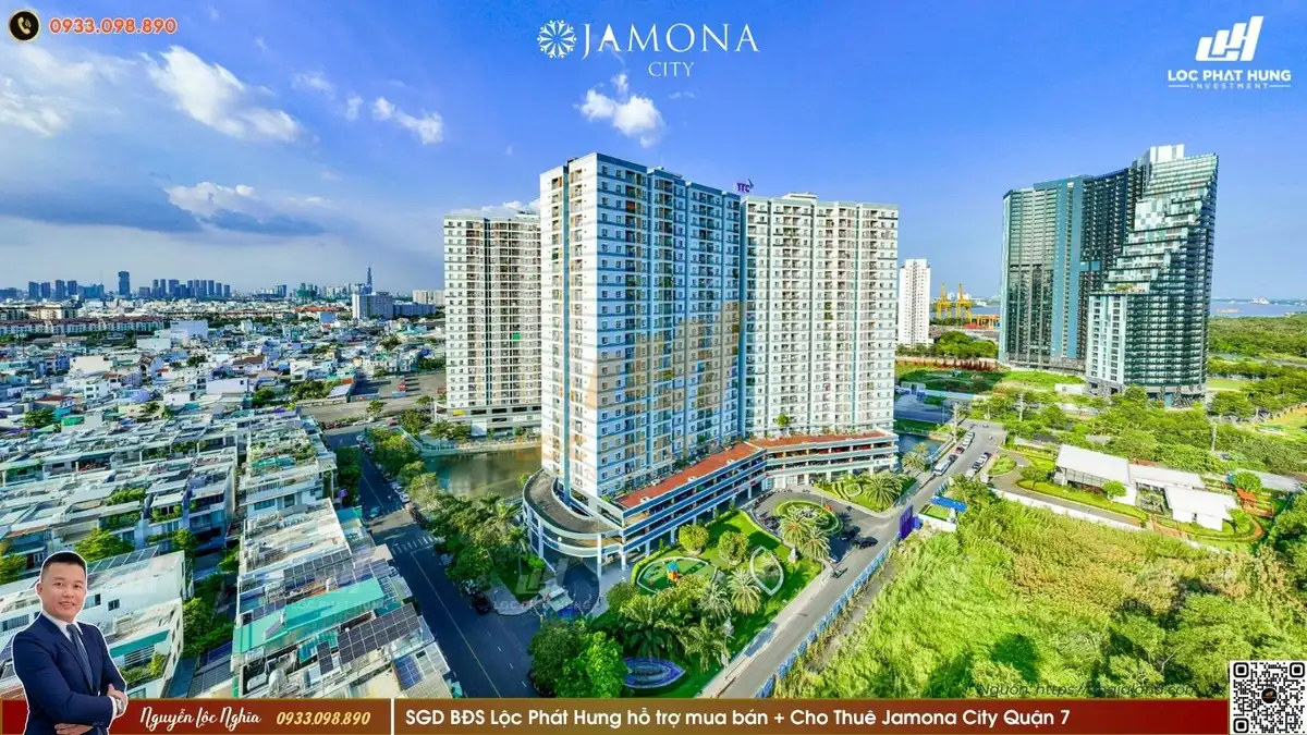 Phối cảnh toàn cảnh khu đô thị ven sông Jamona City Đào Trí Quận 7 - Dự án Jamona City Đào Trí Quận 7 cập nhật năm 2026