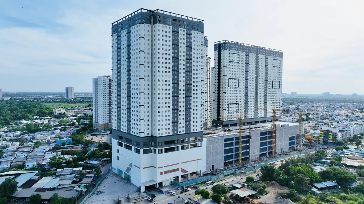 Jamona Eco Quận 8 - Hình ảnh thực tế số 3 mặt bằng phân lô, hồ bơi và tiện ích ven sông 2026