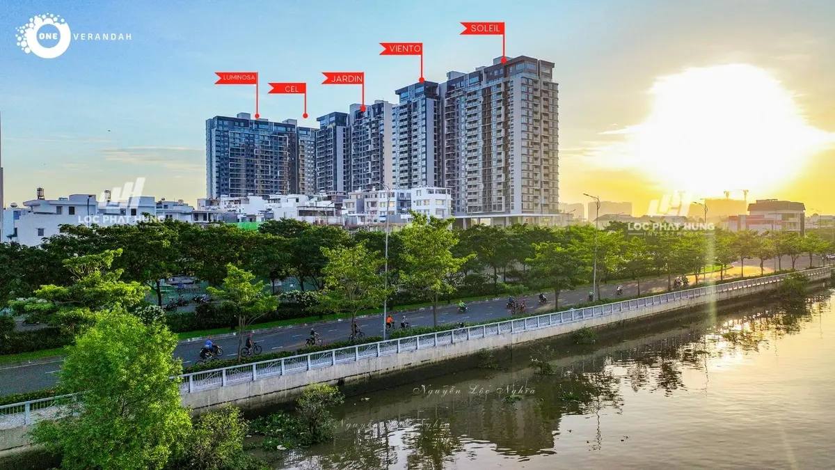Thiết kế căn hộ 1 phòng ngủ 55m2 tinh tế One Verandah Mapletree - Dự án One Verandah Thạnh Mỹ Lợi