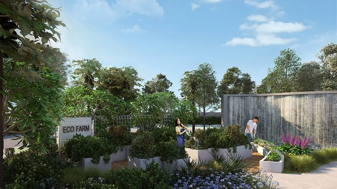 Mặt bằng tầng điển hình căn hộ cao cấp Palm Springs - Dự án Palm Springs Nam Rạch Chiếc