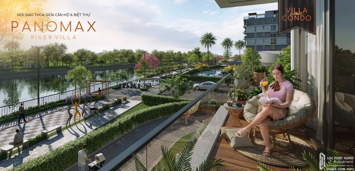 Panomax River Villa - Hình ảnh 10 Không gian phòng khách biệt lập sang trọng Panomax River Villa