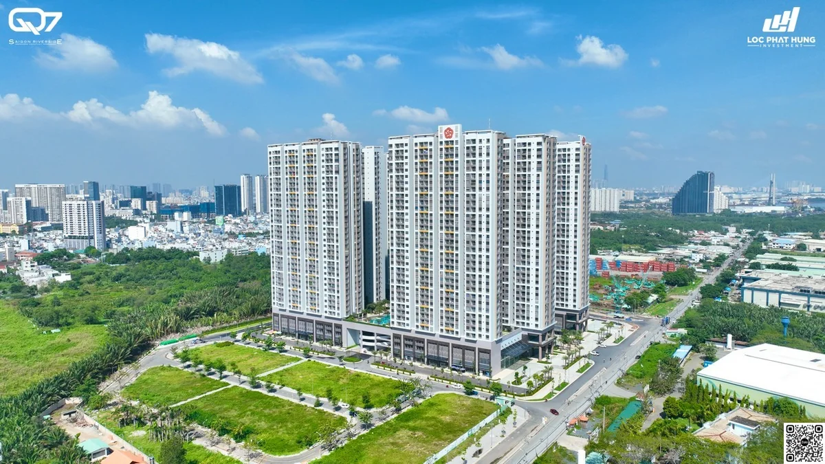 không gian phòng ngủ view trực diện sông sài gòn thoáng đãng tại q7 saigon riverside complex