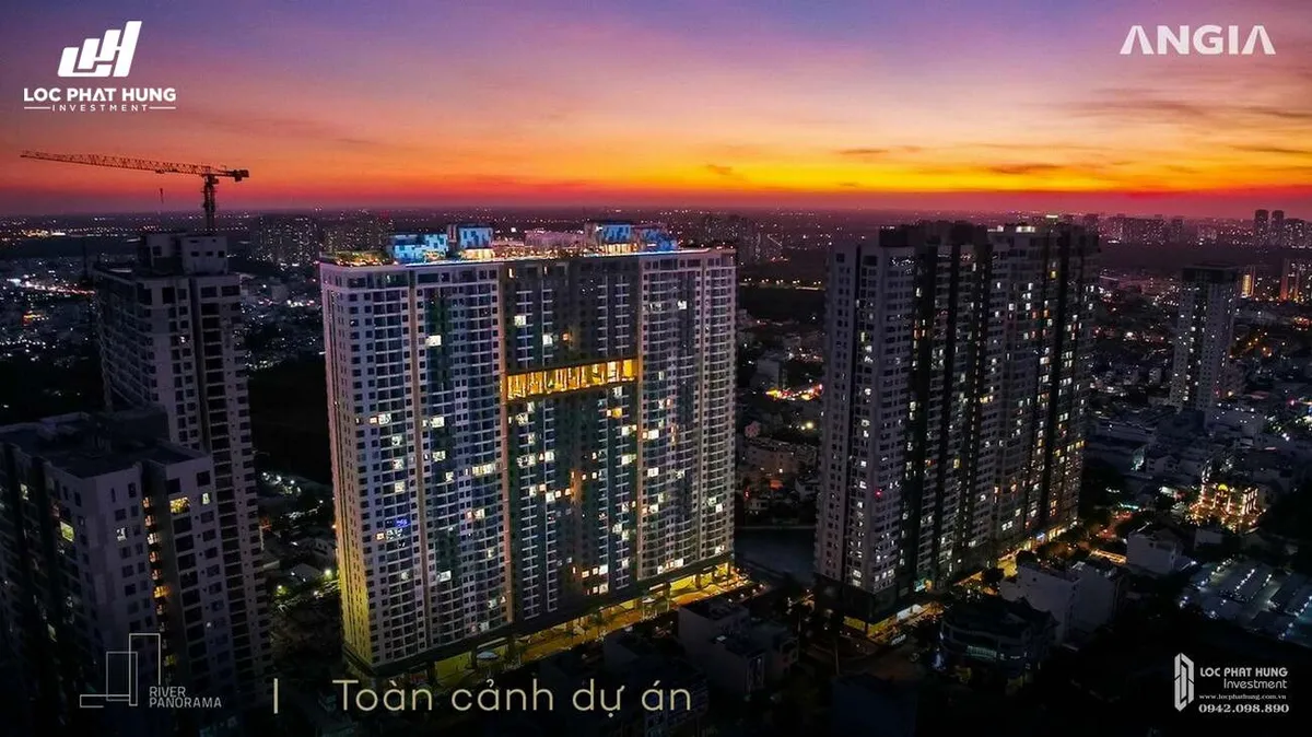 Khu căn hộ sinh thái River Panorama Hoàng Quốc Việt Quận 7 - Hình ảnh thực tế số 1 phối cảnh kiến trúc tiện ích hồ bơi mặt bằng căn hộ