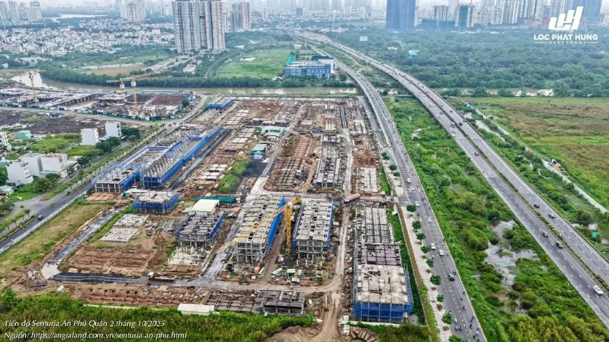 Phối cảnh tổng thể Senturia An Phú