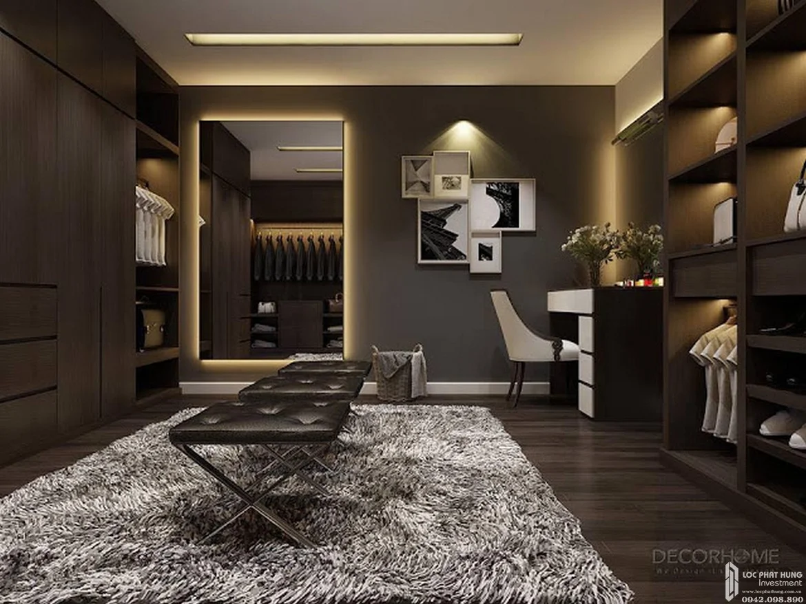 Khu bếp và quầy bar mini hiện đại tiện nghi Soho Residence Cô Giang - Dự án Soho Residence Cô Giang