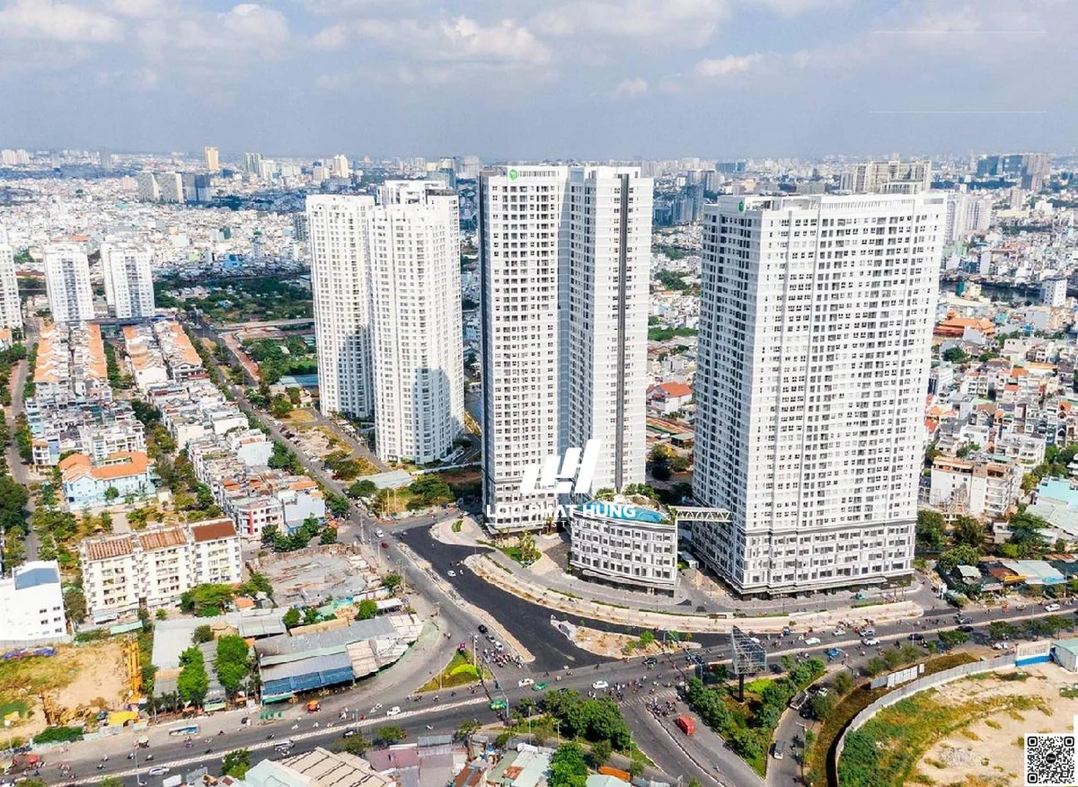 phối cảnh toàn diện khu phức hợp căn hộ sunrise city view nguyễn hữu thọ phường tân hưng quận 7