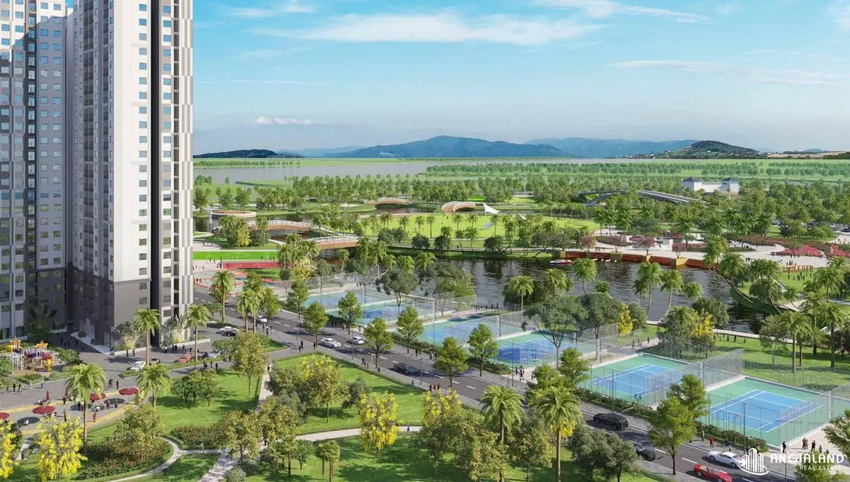 Phối cảnh tổng thể các khối tháp phân khu cao cấp The Beverly Vinhomes Grand Park - Dự án The Beverly Vinhomes Grand Park
