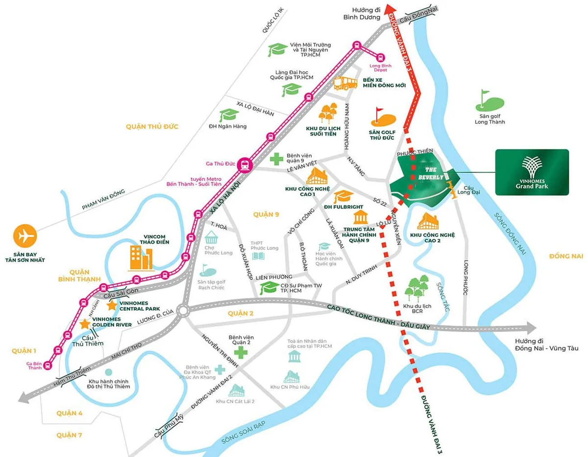 Thiết kế căn hộ studio 35m2 và 1 phòng ngủ 48m2 chuẩn Ruby The Beverly - Dự án The Beverly Vinhomes Grand Park