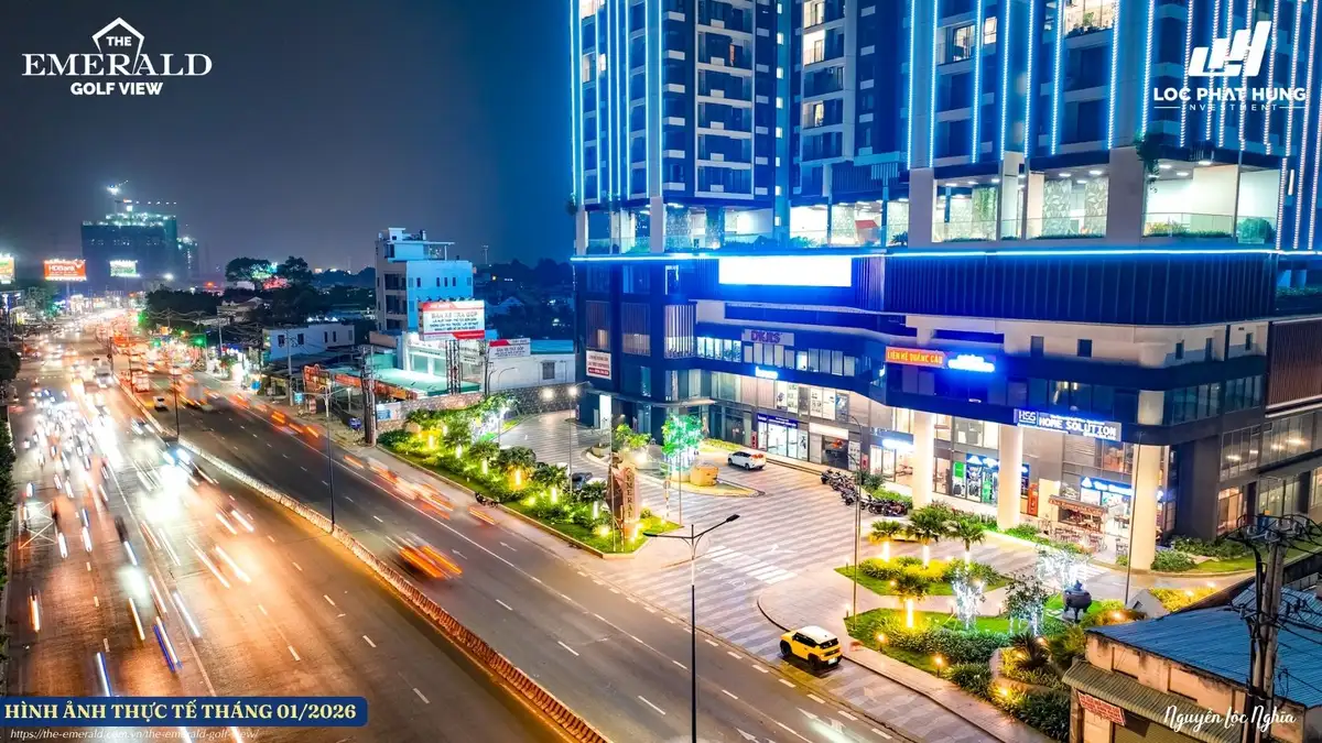 The Canary Heights Thuận An - Hình ảnh thực tế số 5 hồ bơi resort, mặt bằng và khuôn viên xanh 2026