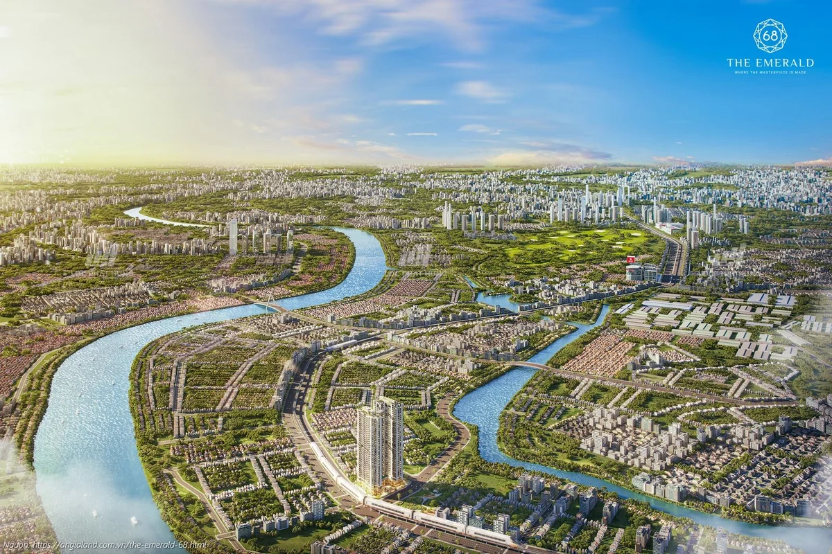 Hình ảnh thực tế mặt bằng tiện ích The Emerald 68 Thuận An số 8 cập nhật 2026
