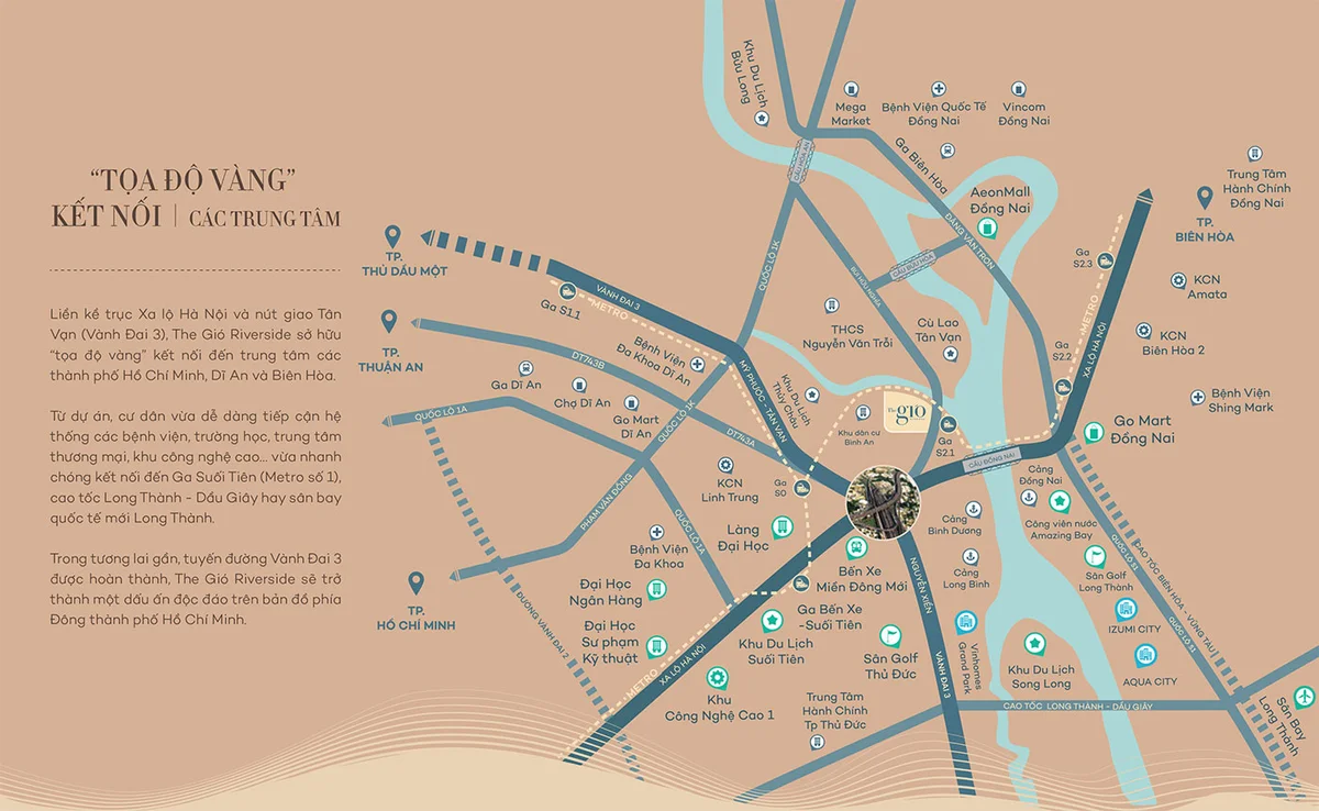 Hồ bơi vô cực tràn bờ trên cao ngắm trọn nhánh sông Đồng Nai The Gió Riverside - Dự án The Gió Riverside An Gia