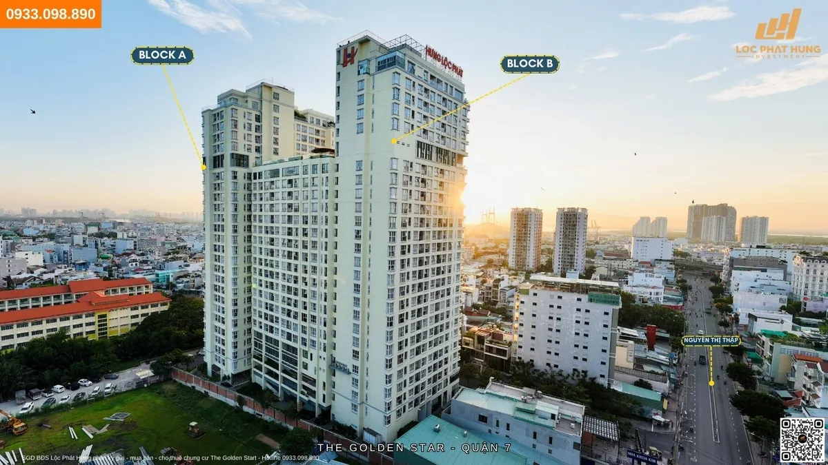 Khu căn hộ cao cấp The Golden Star 72 Nguyễn Thị Thập Quận 7 - Hình ảnh thực tế số 1 phối cảnh kiến trúc tiện ích hồ bơi mặt bằng căn hộ