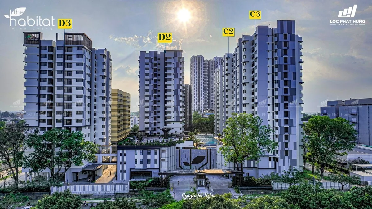 Hình ảnh thực tế mặt bằng tiện ích The Habitat VSIP 1 Thuận An số 1 cập nhật 2026