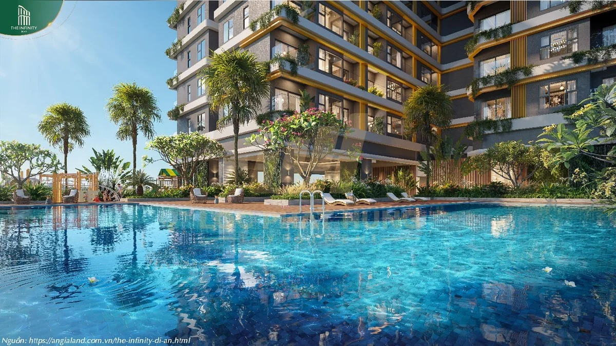Hình ảnh thực tế mặt bằng tiện ích The Infinity Dĩ An số 6 cập nhật 2026