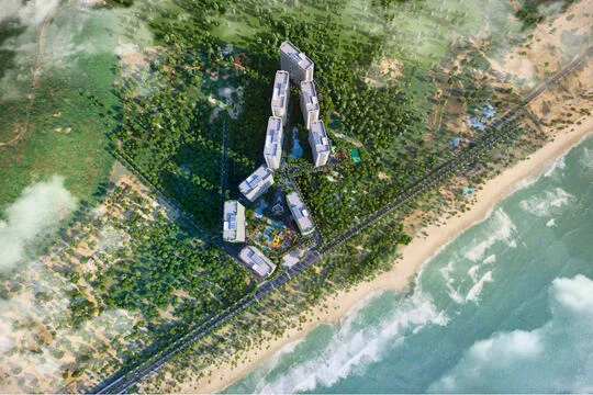 Mặt Bằng Tổng Thể Dự Án The Quậy Complex Vũng Tàu Sơ đồ quy hoạch mặt bằng tổng thể 9 tòa tháp dự án The Quậy Complex Vũng Tàu