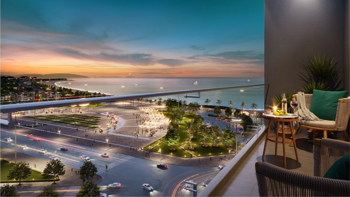 Sảnh Đón Resort Đẳng Cấp 5 Sao The Quậy Complex Khu vực sảnh đón khách sang trọng tiêu chuẩn resort quốc tế tại The Quậy Complex