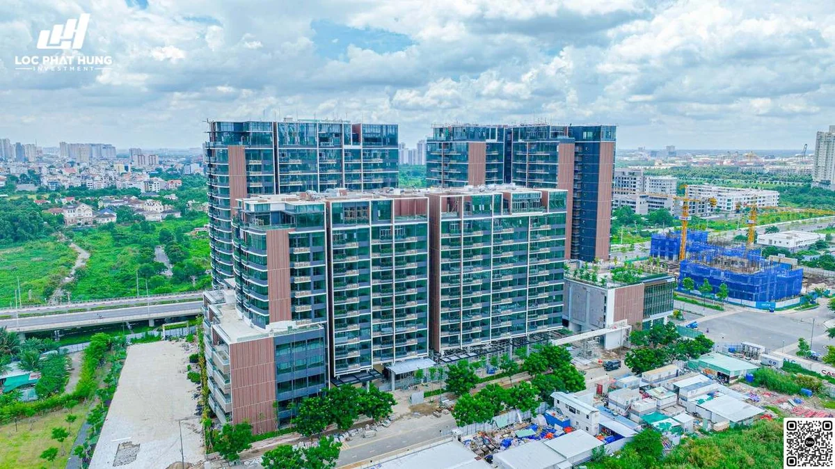 Phối cảnh tổng thể dự án The River Thủ Thiêm bên sông Sài Gòn