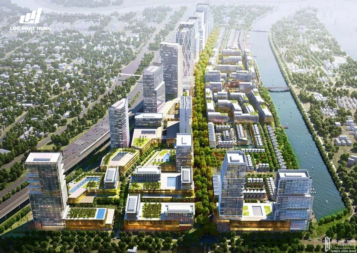 Vị trí chiến lược ngay chân cầu Thủ Thiêm 1 và đại lộ Vòng Cung