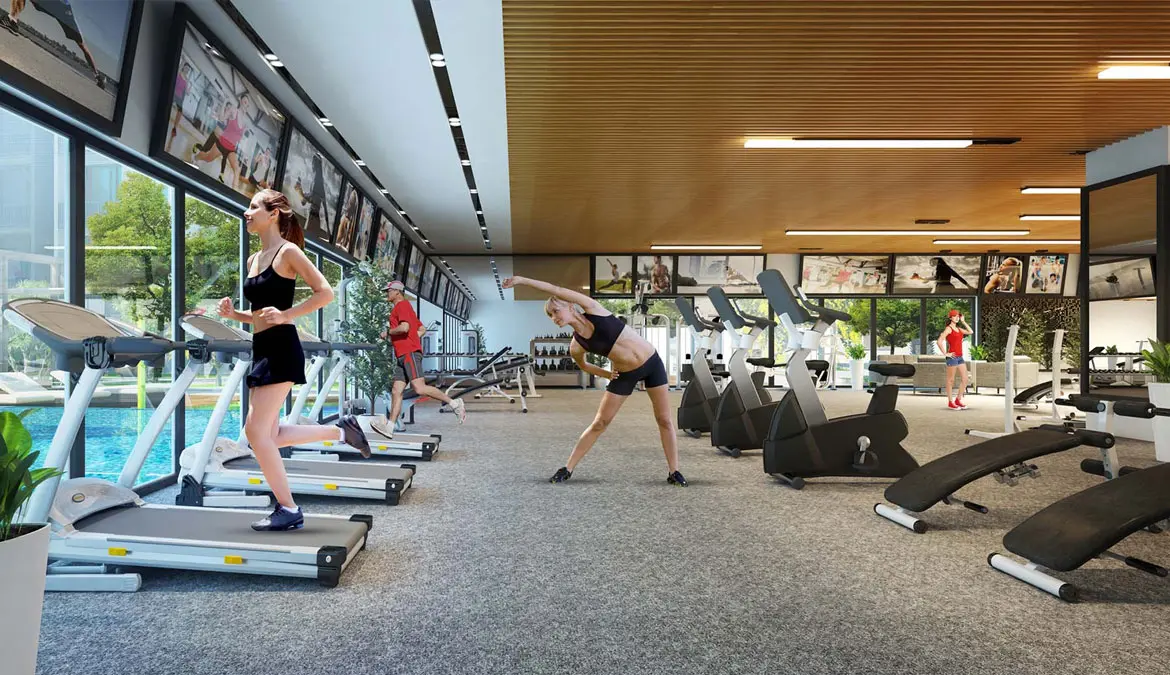 Thiết kế mặt bằng căn hộ 3 phòng ngủ 96m2 góc 2 mặt thoáng The Sun Avenue - Dự án The Sun Avenue Mai Chí Thọ