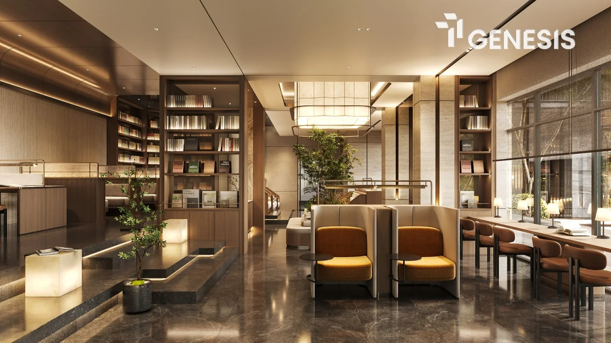 Không gian Coworking Space và Thư viện TT Genesis Không gian làm việc chung Coworking Space và thư viện TT Genesis
