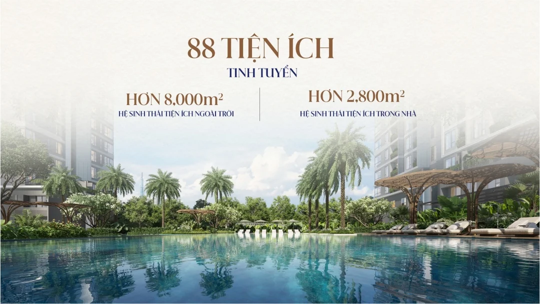 Mật độ xây dựng và sinh thái xanh TT Genesis Mật độ xây dựng thấp và hệ sinh thái tiện ích xanh tại TT Genesis