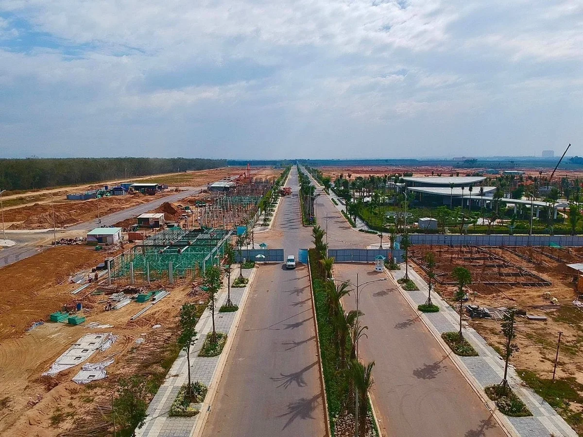 Mặt bằng quy hoạch phân lô 92ha dự án Gem Sky World Đất Xanh Group