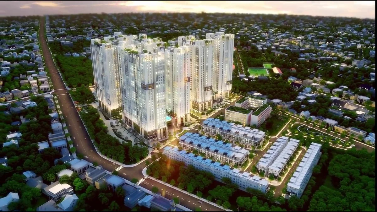Khu căn hộ Hado Green Lane Phạm Thế Hiển Quận 8 Hà Đô Group - Khu vui chơi trẻ em và đường dạo bộ rợp bóng cây xanh