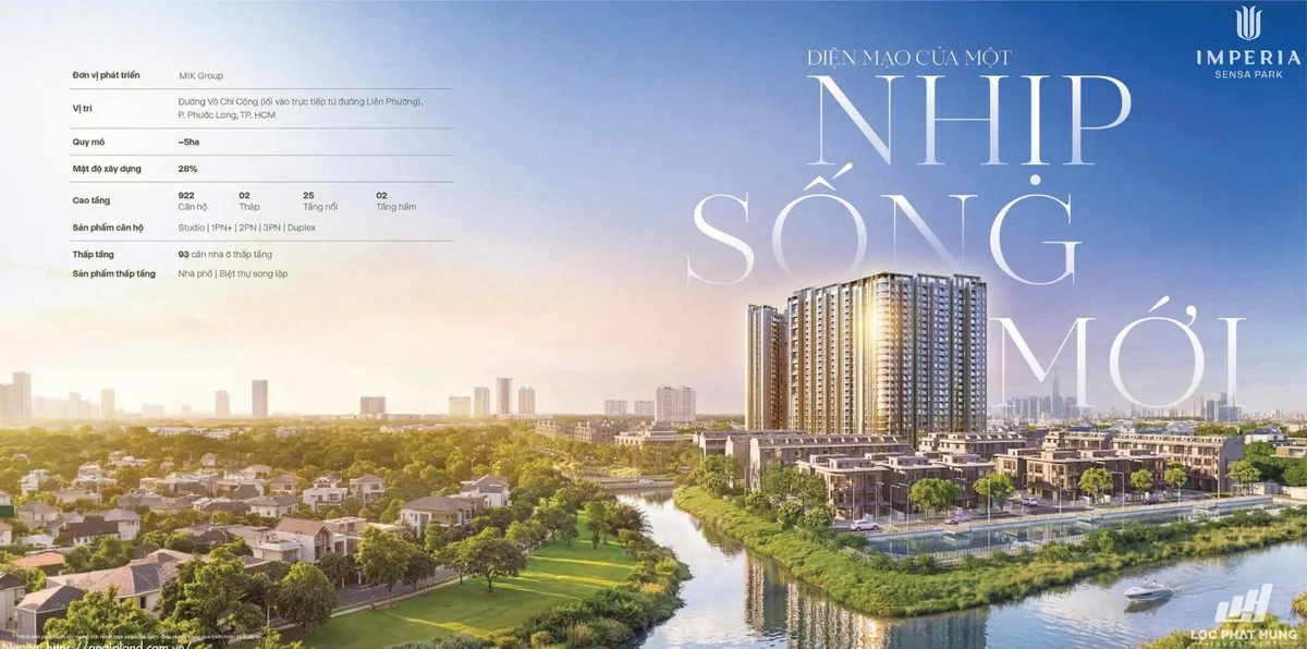 Cổng chào và sảnh đón phong cách resort dự án Imperia Sensa MIK Thủ Đức